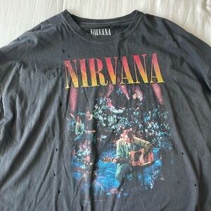 Nirvana Oversized Graphic Tee